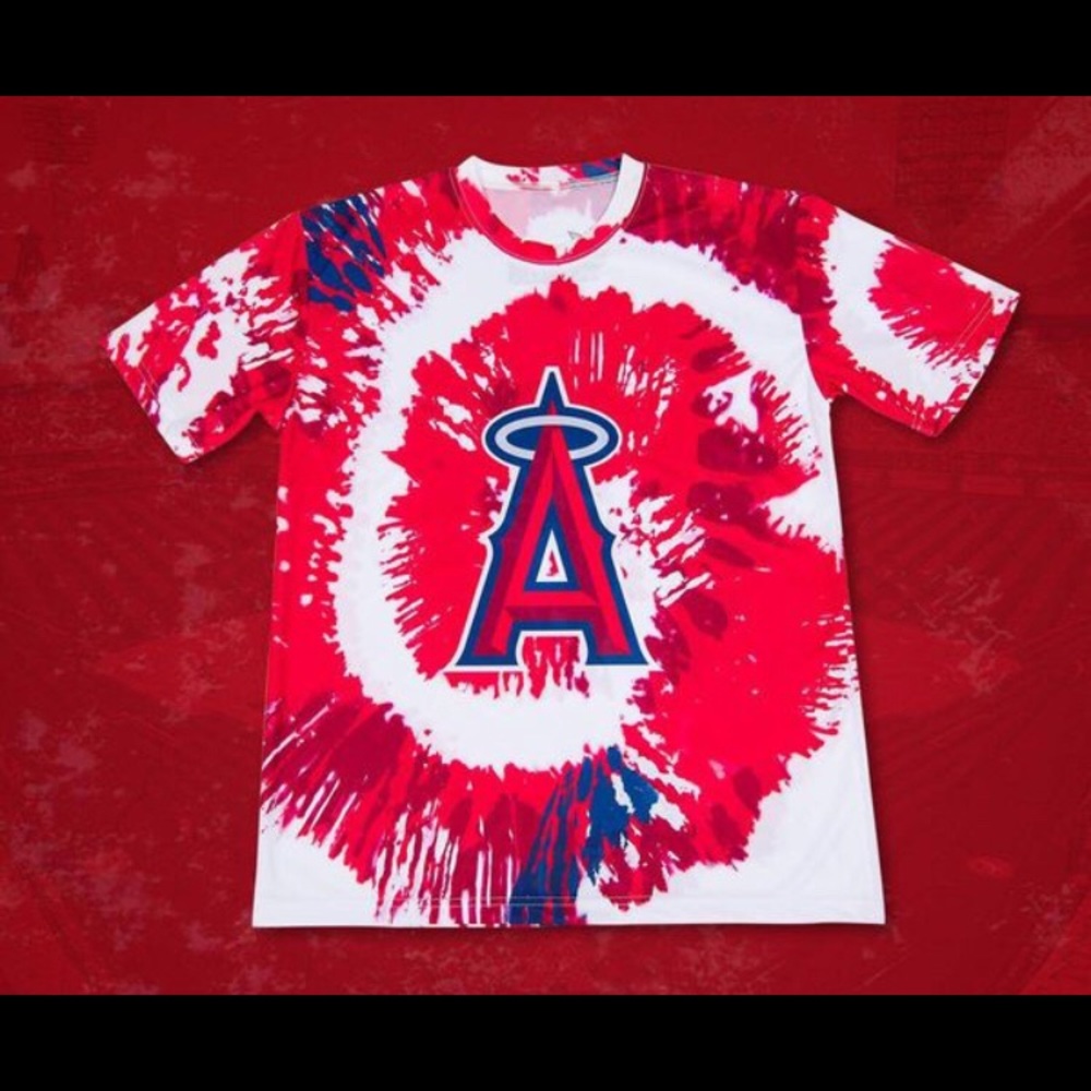 Angel’s Baseball Tie Dye Shirt